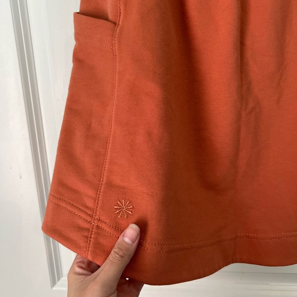 💌 Athleta Retroterry Skirt Drawstring in Sunbaked Clay size XS - Picture 6 of 6